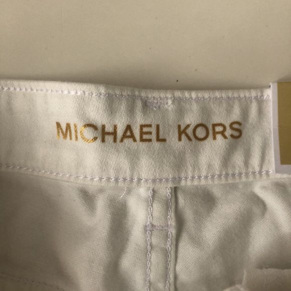 NWT MICHAEL KORS Selma Skinny High Rise Slim White  Jeans Size 4 Women - Picture 5 of 16